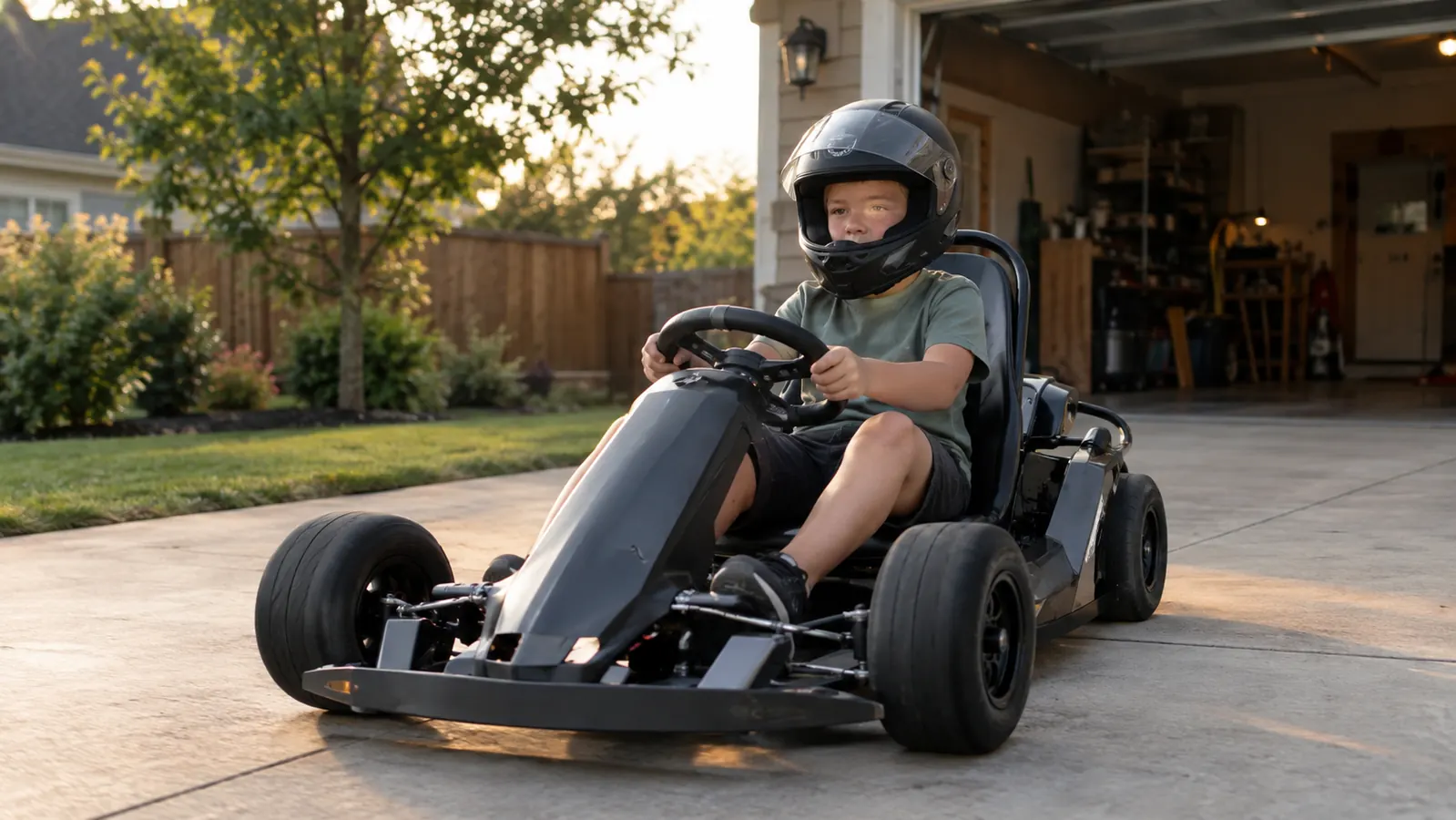 How to Set Up an Electric Go Kart for Safe Driveway Drifting