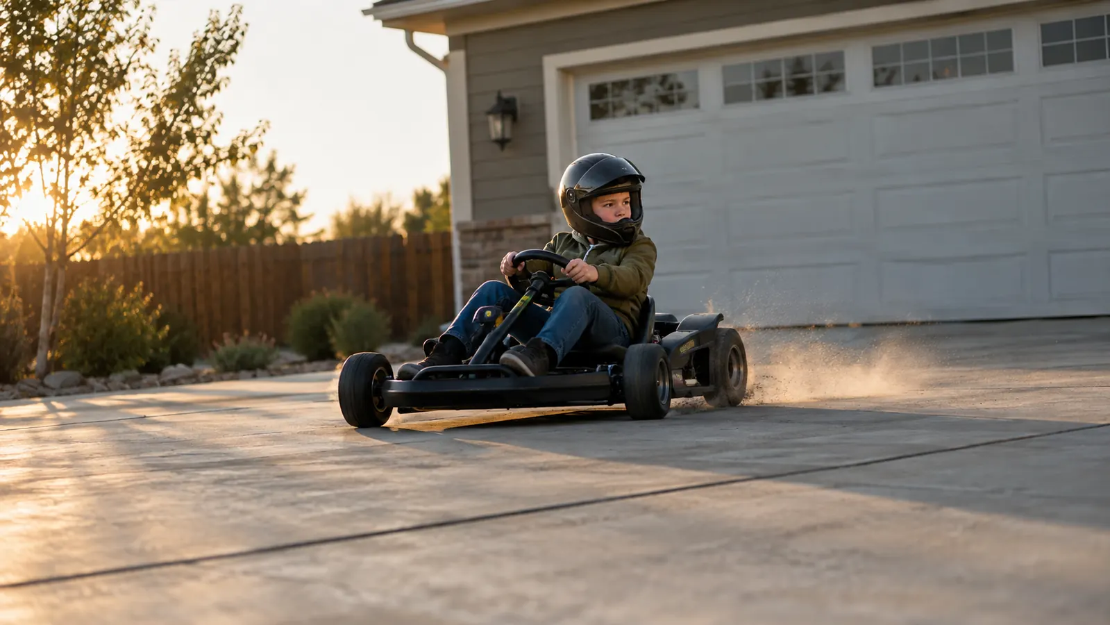 A Boy's First Drift: The Razor Crazy Cart Shift Story